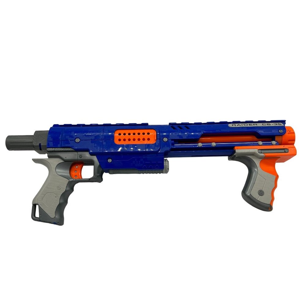NERF N-Strike Raider CS-35 Spring Powered Dart Blaster Gun-Used